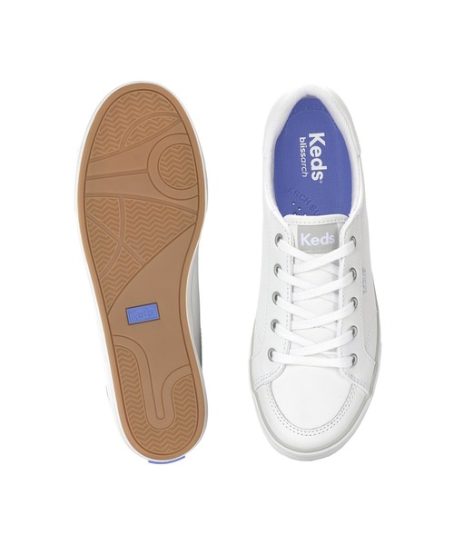 Keds(ケッズ)の「Keds ケッズ センター スリー レザー ホワイト(スニーカー・レディース・ホワイト・23.0cm/23.5cm/24.0cm/24.5cm/25.0cm/22.5cm)」の7枚目の写真