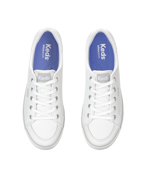 Keds(ケッズ)の「Keds ケッズ センター スリー レザー ホワイト(スニーカー・レディース・ホワイト・23.0cm/23.5cm/24.0cm/24.5cm/25.0cm/22.5cm)」の5枚目の写真
