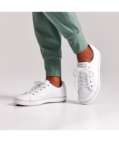 Keds(ケッズ)の「Keds ケッズ センター スリー レザー ホワイト(スニーカー・レディース・ホワイト・23.0cm/23.5cm/24.0cm/24.5cm/25.0cm/22.5cm)」の12枚目の写真