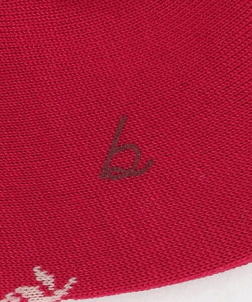 babaco（ババコ）の「＜babaco＞タイニーフラワー ソックス（ソックス/靴下・レディース・ネイビー/レッド・FREE）」の4枚目の写真