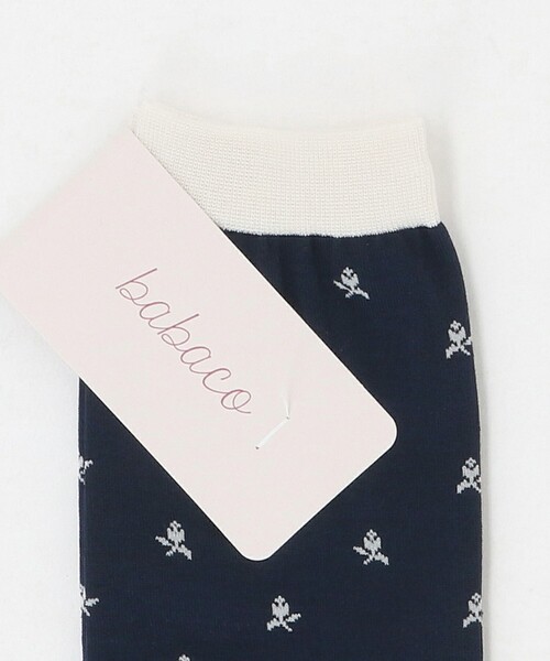 babaco（ババコ）の「＜babaco＞タイニーフラワー ソックス（ソックス/靴下・レディース・ネイビー/レッド・FREE）」の9枚目の写真