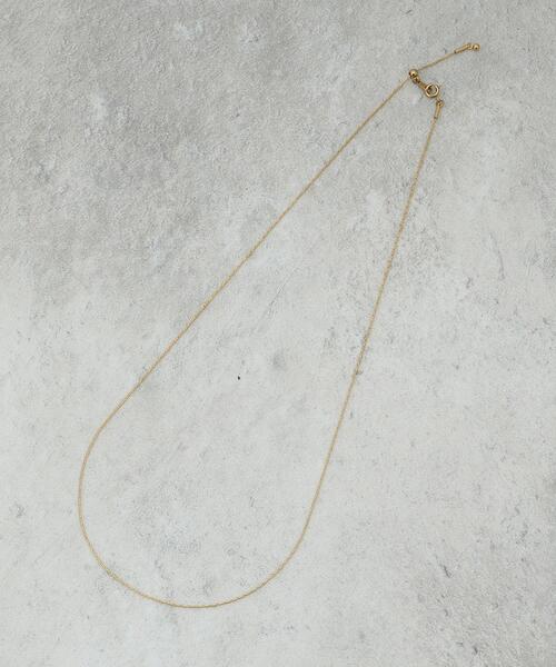 THE SHOP TK (ザ ショップ ティーケー )の「ステンレス華奢ネックレス(ネックレス・レディース・ゴールド/シルバー・00)」の4枚目の写真