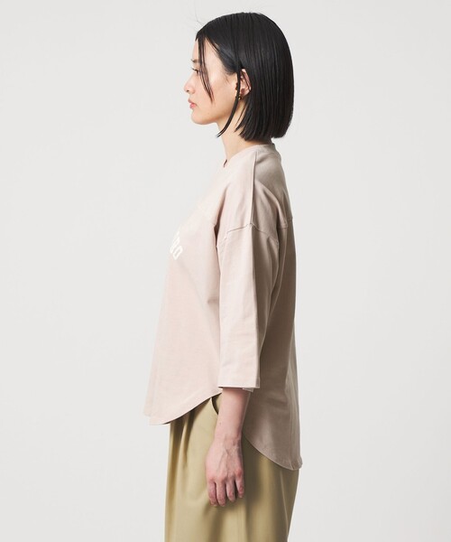 A DAY IN THE LIFE UNITED ARROWS(アデイインザライフユナイテッドアローズ)の「プリント フットボールT 7分袖 <A DAY IN THE LIFE>(Tシャツ/カットソー・レディース・ネイビー/ライトピンク/オフホワイト/グレー系・FREE)」の12枚目の写真