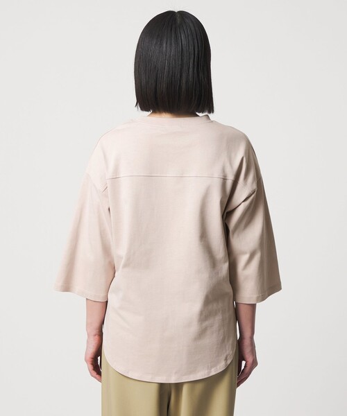 A DAY IN THE LIFE UNITED ARROWS(アデイインザライフユナイテッドアローズ)の「プリント フットボールT 7分袖 <A DAY IN THE LIFE>(Tシャツ/カットソー・レディース・ネイビー/ライトピンク/オフホワイト/グレー系・FREE)」の18枚目の写真
