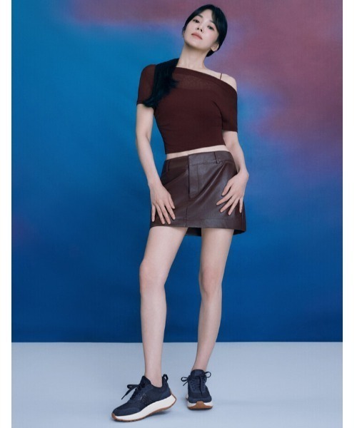 fitflop(フィットフロップ)の「F-MODE フロークリスタル デニム/スエード スニーカー(スニーカー・レディース・ネイビー・US6.5/US7/US7.5/US6/US8)」の1枚目の写真