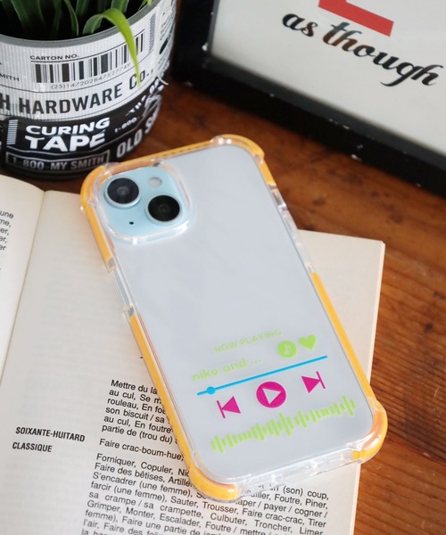 niko and...(ニコアンド)の「Music Player風iPhoneケース(iPhone13/14/15)(スマホケース/カバー・レディース・ライトブルー/ブラック/オレンジ・0)」の3枚目の写真