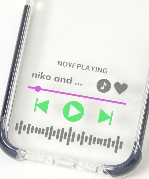 niko and...(ニコアンド)の「Music Player風iPhoneケース(iPhone13/14/15)(スマホケース/カバー・レディース・ライトブルー/ブラック/オレンジ・0)」の9枚目の写真