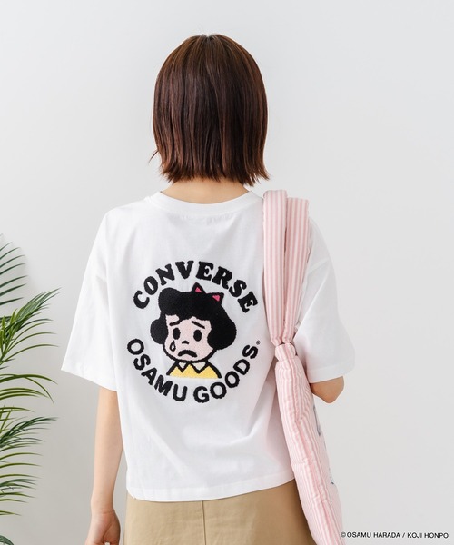 LB/S （エルビーエス）の「【CONVERSE/コンバース】【着るだけでコーディネートの主役に！】CONVERSE×OSAMUGOODS 天竺 BETTY サガラ刺繍Ｔシャツ キャラクター カジュアル レトロポップ ギフト（Tシャツ/カットソー・レディース・サックスブルー/ホワイト・MEDIUM/LARGE）」の12枚目の写真