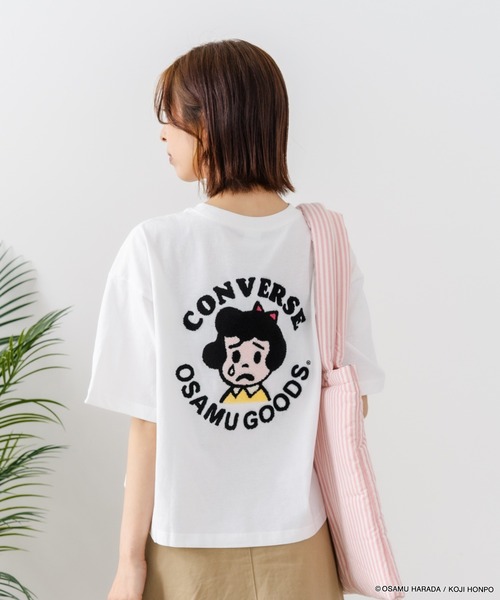 LB/S （エルビーエス）の「【CONVERSE/コンバース】【着るだけでコーディネートの主役に！】CONVERSE×OSAMUGOODS 天竺 BETTY サガラ刺繍Ｔシャツ キャラクター カジュアル レトロポップ ギフト（Tシャツ/カットソー・レディース・サックスブルー/ホワイト・MEDIUM/LARGE）」の13枚目の写真
