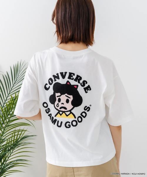 LB/S （エルビーエス）の「【CONVERSE/コンバース】【着るだけでコーディネートの主役に！】CONVERSE×OSAMUGOODS 天竺 BETTY サガラ刺繍Ｔシャツ キャラクター カジュアル レトロポップ ギフト（Tシャツ/カットソー・レディース・サックスブルー/ホワイト・MEDIUM/LARGE）」の20枚目の写真