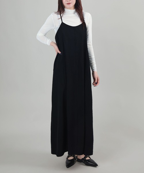 aimoha（アイモハ）の「バックリボンキャミソールワンピース【UVケア】（ワンピース・レディース・ダークグレー/ブラック/グレイッシュベージュ・FREE）」の5枚目の写真