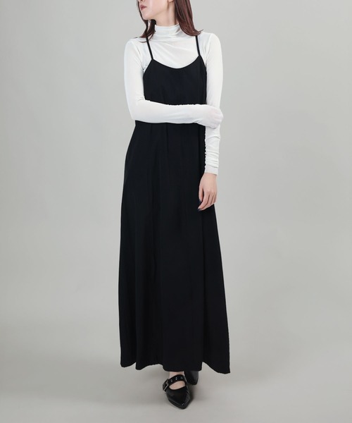 aimoha（アイモハ）の「バックリボンキャミソールワンピース【UVケア】（ワンピース・レディース・ダークグレー/ブラック/グレイッシュベージュ・FREE）」の8枚目の写真