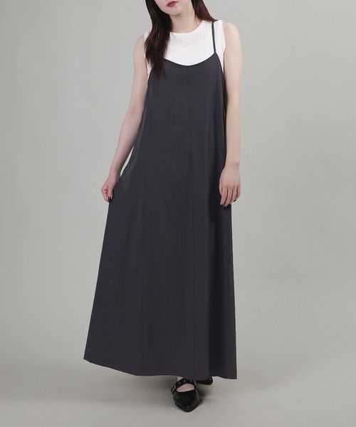 aimoha（アイモハ）の「バックリボンキャミソールワンピース【UVケア】（ワンピース・レディース・ダークグレー/ブラック/グレイッシュベージュ・FREE）」の19枚目の写真