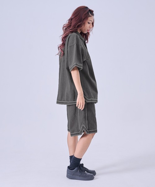 FUBU( フブ)の「FUBU フブ ブランド Denim Warm Up Shirts/デニムウォームアップシャツ(シャツ/ブラウス・メンズ・ライトブルー/ブラック・XXL/XL/L/M)」の13枚目の写真