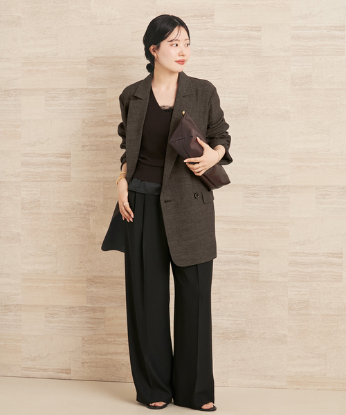 plage（プラージュ）の「《追加》R’IAM AIR ジャケット（その他アウター・レディース・アイボリー/ブラウン/ベージュ・38/36）」の4枚目の写真