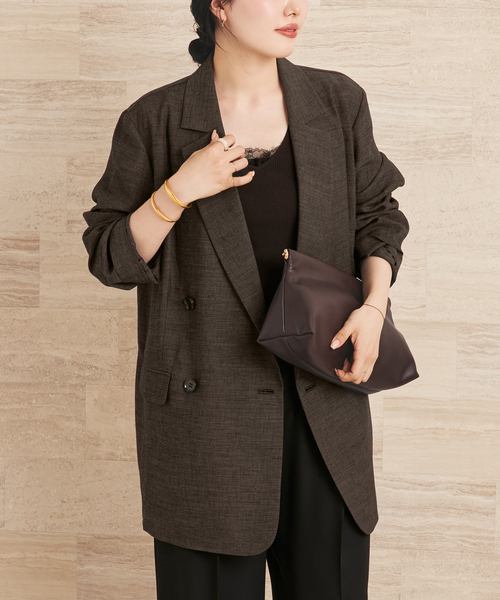 plage（プラージュ）の「《追加》R’IAM AIR ジャケット（その他アウター・レディース・アイボリー/ブラウン/ベージュ・38/36）」の17枚目の写真