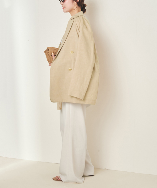 plage（プラージュ）の「《追加》R’IAM AIR ジャケット（その他アウター・レディース・アイボリー/ブラウン/ベージュ・38/36）」の21枚目の写真