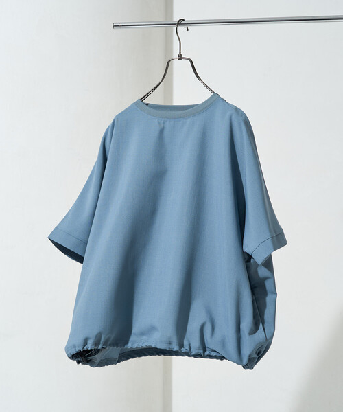 FREAK'S STORE(フリークスストア)の「限定展開 <UVカット・接触冷感・吸水速乾>AiRide(エアライド) ドルマンスリーブ 半袖 TEE(Tシャツ/カットソー・レディース・オリーブ/ブラック/コーラルピンク/ブラウン/ブルー/ネイビー/ベージュ・フリ-)」の11枚目の写真