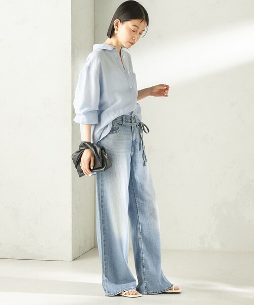 kaene(カエン)の「【SHIPS別注】kaene: 2WAY リボン バッグ(ショルダーバッグ・レディース・オフホワイト/ブラック・ONE SIZE)」の21枚目の写真