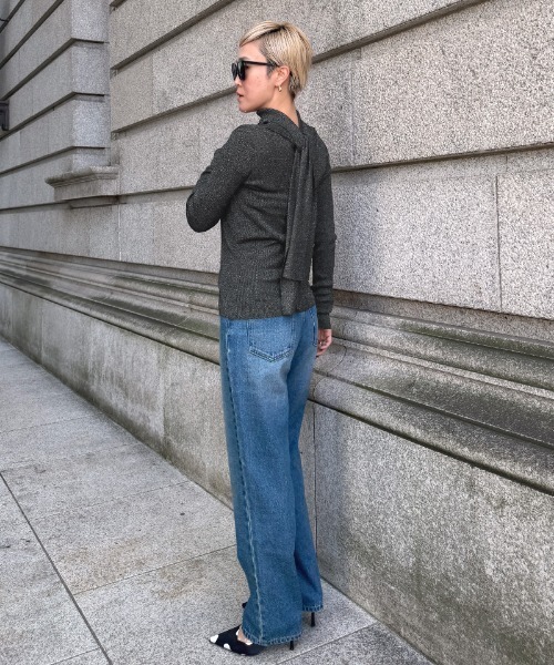JENNE(ジェンヌ)の「バックリボンラメトップス(Tシャツ/カットソー・レディース・ブラック/ホワイト・LARGE/MEDIUM/SMALL)」の22枚目の写真