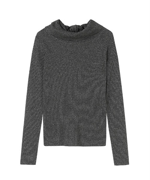 JENNE(ジェンヌ)の「バックリボンラメトップス(Tシャツ/カットソー・レディース・ブラック/ホワイト・LARGE/MEDIUM/SMALL)」の9枚目の写真