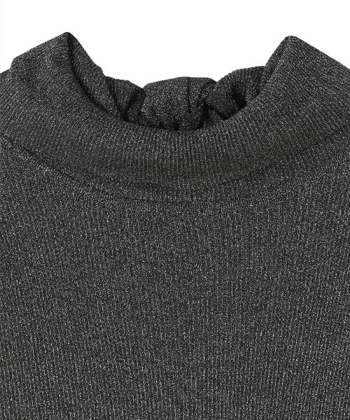 JENNE(ジェンヌ)の「バックリボンラメトップス(Tシャツ/カットソー・レディース・ブラック/ホワイト・LARGE/MEDIUM/SMALL)」の11枚目の写真