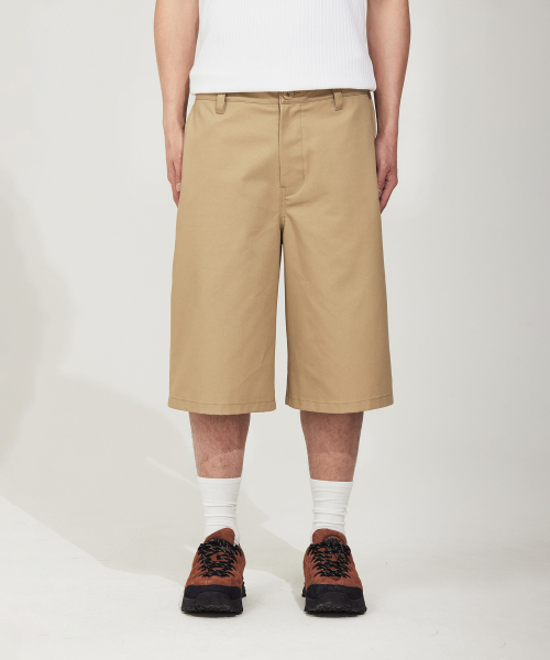 Wacky WiLLy(ワッキーウィリー)の「コットンバミューダショートパンツベージュ(その他パンツ・メンズ・その他・SMALL/MEDIUM/LARGE/X-LARGE)」の1枚目の写真
