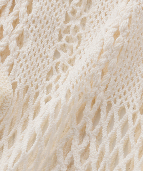 IENA LA BOUCLE(イエナラブークル)の「EUCHRONIA ユークロニア stretch lace long sleeve tee 261801(Tシャツ/カットソー・レディース・アイボリー/ネイビー・FREE)」の16枚目の写真
