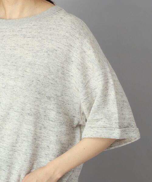 DRESSTERIOR(ドレステリア)の「【ウォッシャブル/セットアップ可】リネン混裏毛ドロストプルオーバー(Tシャツ/カットソー・レディース・ライトグレー/チャコールグレー・38/36)」の17枚目の写真