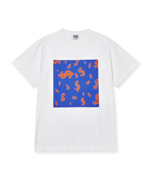 THE SCOT WRECK(ザ スコットレック)の「POP DOLLAR(Tシャツ/カットソー・メンズ・ホワイト・X-LARGE/LG/MD/SM)」の1枚目の写真