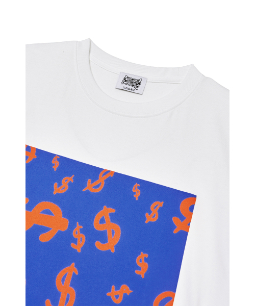 THE SCOT WRECK(ザ スコットレック)の「POP DOLLAR(Tシャツ/カットソー・メンズ・ホワイト・X-LARGE/LG/MD/SM)」の2枚目の写真