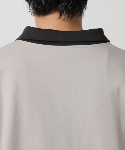LAKOLE（ラコレ）の「ポンチハーフZIPポロ / 638243（Tシャツ/カットソー・メンズ・ブラック/ダークオリーブ/ライトグレー・MEDIUM/LARGE/X-LARGE）」の20枚目の写真