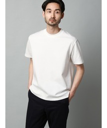 Tシャツ/半袖/ウォッシャブル/吸水速乾/UVカット/プレーティング天竺/無地