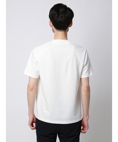 SUIT SQUARE(スーツスクエア)の「Tシャツ/半袖/ウォッシャブル/吸水速乾/UVカット/プレーティング天竺/無地(Tシャツ/カットソー・メンズ・ホワイト/ライトグレー/グリーン/ネイビー・S/M/L/LL)」の19枚目の写真