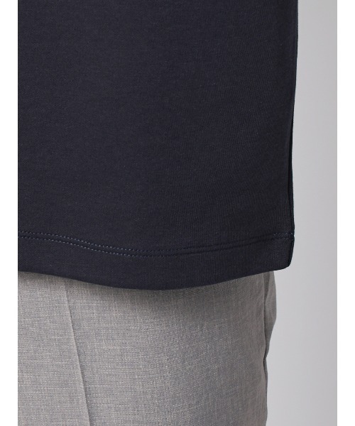SUIT SQUARE(スーツスクエア)の「Tシャツ/半袖/ウォッシャブル/吸水速乾/UVカット/プレーティング天竺/無地(Tシャツ/カットソー・メンズ・ホワイト/ライトグレー/グリーン/ネイビー・S/M/L/LL)」の13枚目の写真