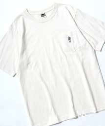 Lee（リー）BUDDY Lee WAPPEN TEE/ワンポイントワッペン ポケットTシャツ/半袖 無地 ボーダー