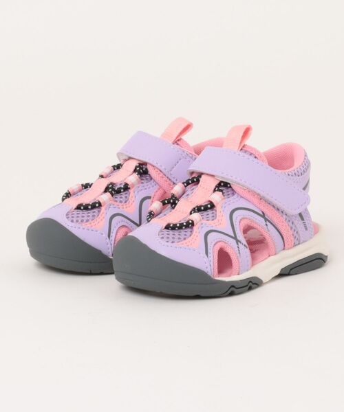 MoonStar(ムーンスター)の「《moonstar》MF S018C(サンダル・キッズ・ピンク/パープル/ネイビー/グレー/オレンジ系その他/ブラック・13.0cm/14.0cm/15.0cm/16.0cm/17.0cm/18.0cm/19.0cm/20.0cm/21.0cm/22.0cm/23.0cm)」の4枚目の写真