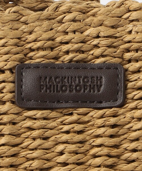 MACKINTOSH PHILOSOPHY（ﾏｯｷﾝﾄｯｼｭ ﾌｨﾛｿﾌｨｰ）の「【WEB&一部店舗限定】ペーパースクエアトート（ハンドバッグ・レディース・チャコールグレー/ベージュ・FREE）」の8枚目の写真