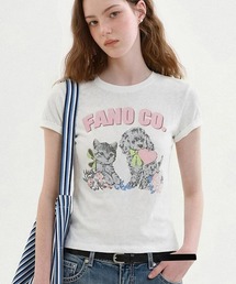 アニマルモチーフ プリントTシャツ FX26S333【Fano Studios】【2026SS】