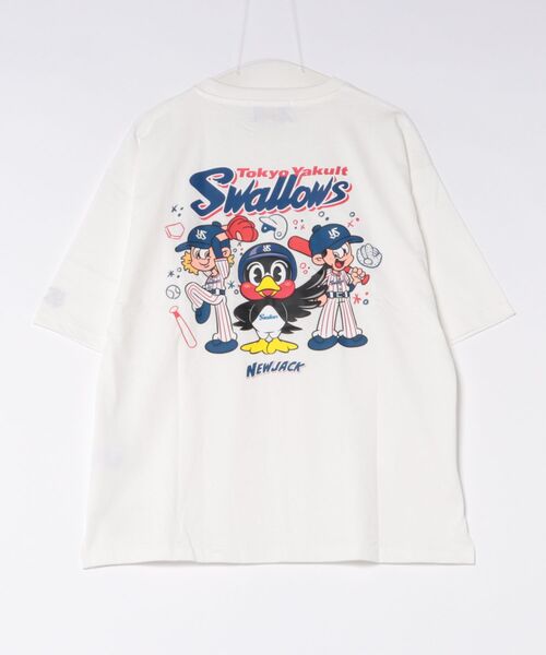 NEW JACK（ニュージャック）の「NEW JACK（ニュージャック）セ・リーグ球団プリントTシャツ/ビッグシルエット プロ野球 グラフィックT ユニセックス（Tシャツ/カットソー・メンズ・ホワイト系その他/ホワイト系6/ホワイト系4/ホワイト系9/ホワイト系8/ホワイト系7/ホワイト系5/ホワイト系3/ホワイト系2/ホワイト系1・M/L）」の12枚目の写真