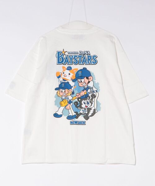 NEW JACK（ニュージャック）の「NEW JACK（ニュージャック）セ・リーグ球団プリントTシャツ/ビッグシルエット プロ野球 グラフィックT ユニセックス（Tシャツ/カットソー・メンズ・ホワイト系その他/ホワイト系6/ホワイト系4/ホワイト系9/ホワイト系8/ホワイト系7/ホワイト系5/ホワイト系3/ホワイト系2/ホワイト系1・M/L）」の14枚目の写真