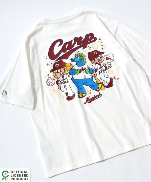 NEW JACK（ニュージャック）の「NEW JACK（ニュージャック）セ・リーグ球団プリントTシャツ/ビッグシルエット プロ野球 グラフィックT ユニセックス（Tシャツ/カットソー・メンズ・ホワイト系その他/ホワイト系6/ホワイト系4/ホワイト系9/ホワイト系8/ホワイト系7/ホワイト系5/ホワイト系3/ホワイト系2/ホワイト系1・M/L）」の5枚目の写真