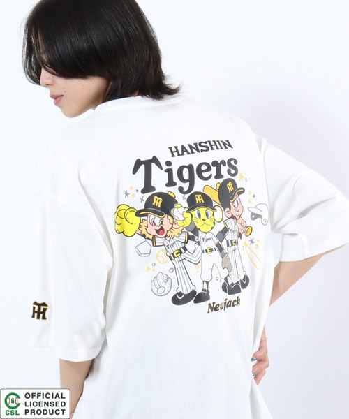 NEW JACK（ニュージャック）の「NEW JACK（ニュージャック）セ・リーグ球団プリントTシャツ/ビッグシルエット プロ野球 グラフィックT ユニセックス（Tシャツ/カットソー・メンズ・ホワイト系その他/ホワイト系6/ホワイト系4/ホワイト系9/ホワイト系8/ホワイト系7/ホワイト系5/ホワイト系3/ホワイト系2/ホワイト系1・M/L）」の9枚目の写真