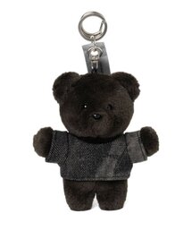 Millo Archive（ミロ アーカイブ）の「フラッフィポイントベアキーホルダー [ディープブラウン]（キーケース/キーアクセサリー）」