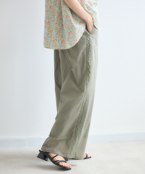 KATHARINE ROSS(キャサリンロス)の「綿100% ローンサイドレースパンツ(その他パンツ・レディース・ブラック/ブラウン・FREE)」の15枚目の写真