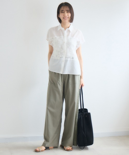 KATHARINE ROSS(キャサリンロス)の「綿100% ローンサイドレースパンツ(その他パンツ・レディース・ブラック/ブラウン・FREE)」の21枚目の写真
