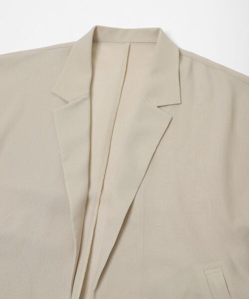 ITEMS URBANRESEARCH(アイテムズ アーバンリサーチ)の「メッシュ半袖ジャケット(ノーカラージャケット・レディース・ベージュ/ブラック・FREE)」の20枚目の写真
