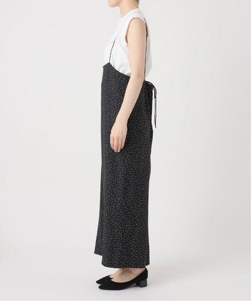 SLOBE IENA(スローブイエナ)の「《2枚セット/追加2》アイラインキャミワンピース×ノースリーブTEEセット(ワンピース・レディース・ブラック/ブラックミックス・FREE)」の12枚目の写真