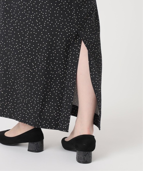 SLOBE IENA(スローブイエナ)の「《2枚セット/追加2》アイラインキャミワンピース×ノースリーブTEEセット(ワンピース・レディース・ブラック/ブラックミックス・FREE)」の20枚目の写真