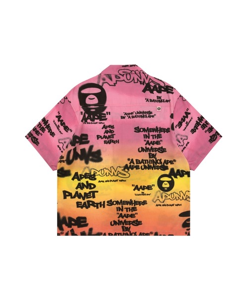 AAPE BY A BATHING APE(エーエイプバイアベイシングエイプ)の「AAPE MAIN SHORT SLEEVE SHIRT(シャツ/ブラウス・メンズ・ピンク系その他/グレー系その他5・SMALL/X-LARGE/MEDIUM/LARGE)」の7枚目の写真